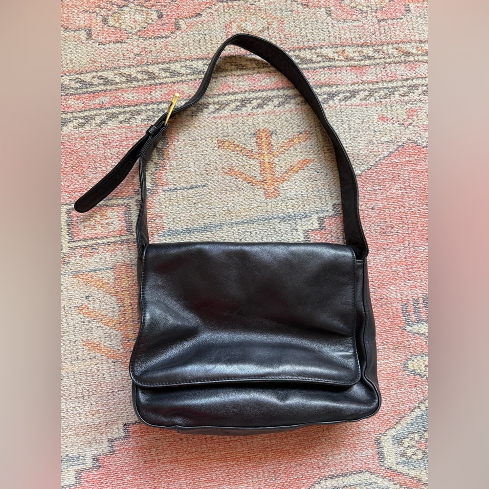 Genuine Leather Vintage Ralph Lauren Shoulder Bag